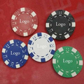 11.5 gram ABS Dice Striped Poker Chips